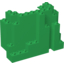 Набор LEGO Rock Panel Rectangular 4 x 10 x 6 (aka BURP), Зеленый