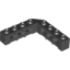Набор LEGO Technic Brick 5 x 5 Right Angle (1 x 4 - 1 x 4), Черный