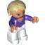 Набор LEGO DUP. WOMAN W/PAGEBOY HAIR, Темно-фиолетовый