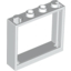 Набор LEGO Window 1 x 4 x 3 without Shutter Tabs, Белый