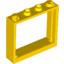Набор LEGO Window 1 x 4 x 3 without Shutter Tabs, Желтый