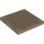 Набор LEGO Brick Special 12 x 12 with 3 Pin Holes on each Side and Axle Holes in Corners, Dark Tan
