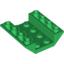 Набор LEGO Slope Inverted 45 4 x 4 Double, Зеленый