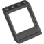 Набор LEGO Window 4 x 4 x 3 Roof with Bottom Panel, Черный