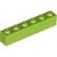 Набор LEGO Brick 1 x 6, Лайм