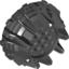 Набор LEGO Wheel Hard Plastic with Small Cleats and Flanges, Черный