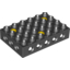 Набор LEGO DATEEMBOSSED TOOLO 4X6X1, Черный