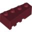 Набор LEGO Wedge 4 x 2 Right, Темно-красный