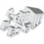 Набор LEGO Bionicle Foot with Ball Joint Socket with Flat Top 3 x 6 x 2 1/3, Белый
