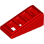 Набор LEGO Slope 18В° 2 x 1 x 2/3 with 4 Slots, Красный