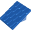 Набор LEGO DUPLO SHINGLED ROOF 2X4X2, Medium Blue