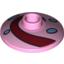 Набор LEGO Dish 2 x 2 Inverted (Radar) with Dark Red Swirl and Medium Blue Spots Print, Ярко-розовый