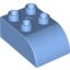Набор LEGO Brick 2 x 3 with Curved Top, Medium Blue