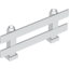 Набор LEGO Fence 1 x 8 x 2 2/3, Белый
