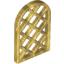 Набор LEGO Window 1 x 2 x 2 2/3 Pane Lattice Diamond with Rounded Top, Pearl Gold