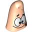 Набор LEGO Minifig Head Modified Patrick with Tongue Out Print, Light Flesh