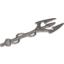 Набор LEGO Bionicle Weapon Vapor Trident, Flat Silver