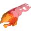 Набор LEGO Bionicle Mask Berix with Marbled Orange Face, Красный
