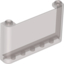 Набор LEGO Windscreen 1 x 6 x 3, Прозрачный черный