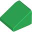 Набор LEGO Slope 30В° 1 x 1 x 2/3 [Cheese Slope], Зеленый