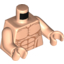 Набор LEGO Torso Bare Chest with Muscles Print / Light Flesh Arms / Light Flesh Hands, Light Flesh