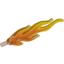Набор LEGO Wave Rounded Large (Flame) with Marbled Trans-Orange Pattern, Прозрачный красный