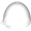 Набор LEGO Windscreen 8 x 8 x 5 Dome with Dual 2 Fingers, Trans-Clear
