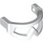 Набор LEGO Minifig Visor Snow Goggles, Белый