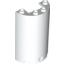 Набор LEGO Cylinder Half 2 x 4 x 5 with 1 x 2 cutout, Белый