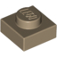 Набор LEGO Plate 1 x 1, Dark Tan