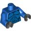Набор LEGO Torso SW Armor Clone Trooper Print (Clone Wars) / Blue Arms / Black Hands, Голубой