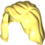 Набор LEGO Minifig Hair Female Mid-Length with Part over Front of Right Shoulder, Bright Light Yellow