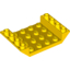 Набор LEGO Slope Inverted 45Г‚В° 6 x 4 Double with 4 x 4 Cutout and 3 Holes, Желтый