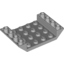 Набор LEGO Slope Inverted 45Г‚В° 6 x 4 Double with 4 x 4 Cutout and 3 Holes, Светлый сине-серый