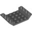 Набор LEGO Slope Inverted 45Г‚В° 6 x 4 Double with 4 x 4 Cutout and 3 Holes, Темный сине-серый