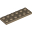 Набор LEGO Plate 2 x 6, Dark Tan