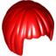 Набор LEGO Minifig Hair Short, Bob Cut, Красный
