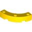 Набор LEGO Brick Round Corner 4 x 4 Macaroni Wide with 3 Studs, Желтый