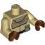 Набор LEGO Torso SW Mon Calamari Officer Suit Print / Tan Arms / Reddish Brown Hands, Tan
