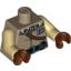Набор LEGO Torso SW General Calrissian Print / Tan Arms / Reddish Brown Hands, Dark Tan