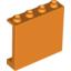 Набор LEGO Panel 1 x 4 x 3 [Side Supports / Hollow Studs], Оранжевый