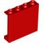 Набор LEGO Panel 1 x 4 x 3 [Side Supports / Hollow Studs], Красный