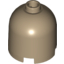 Набор LEGO Brick Round 2 x 2 x 1 2/3 Dome Top [Blocked Open Stud], Dark Tan