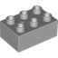 Набор LEGO Brick 2 x 3, Светлый сине-серый