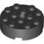 Набор LEGO Brick Round 4 x 4 [Centre Hole], Черный