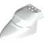 Набор LEGO Aircraft Fuselage Curved Forward 6 x 10 Top, Белый