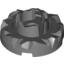 Набор LEGO Turntable 4 x 4 Top with Jagged Edge and Three Segments (Atlantis Key Holder), Темный сине-серый