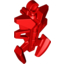 Набор LEGO Bionicle Armor Small Triangular with Pincer End, Красный