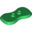 Набор LEGO Plate Special 2 x 4 with 2 Studs and Curved Sides, Зеленый
