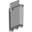Набор LEGO Panel 3 x 3 x 6 Corner Wall without Bottom Indentations, Светлый сине-серый
